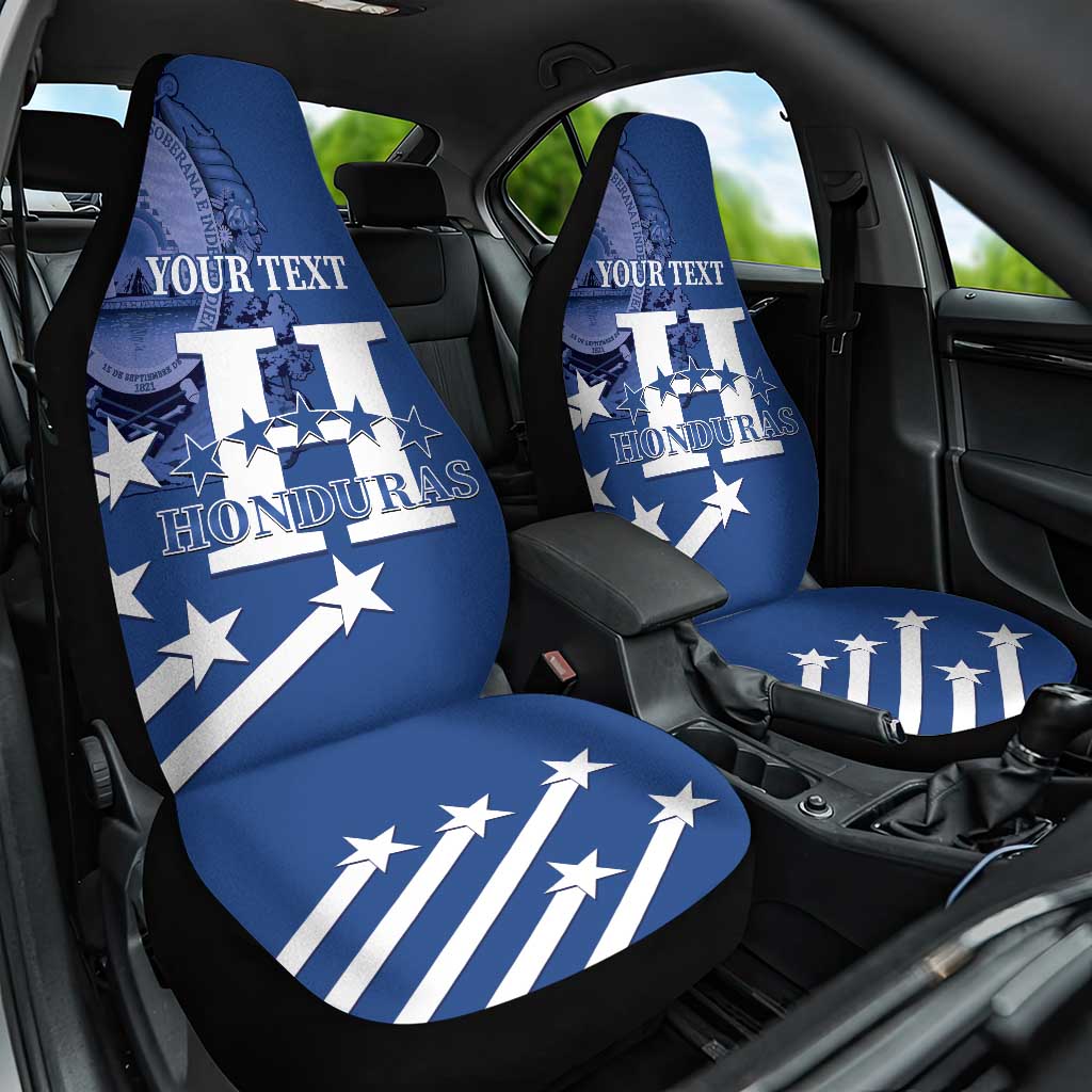 Custom Honduras Football Car Seat Cover 2025 Vamos Los Catrachos