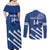 Custom Honduras Football Couples Matching Off Shoulder Maxi Dress and Long Sleeve Button Shirt 2025 Vamos Los Catrachos