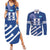 Custom Honduras Football Couples Matching Summer Maxi Dress and Long Sleeve Button Shirt 2025 Vamos Los Catrachos