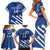 Custom Honduras Football Family Matching Short Sleeve Bodycon Dress and Hawaiian Shirt 2025 Vamos Los Catrachos