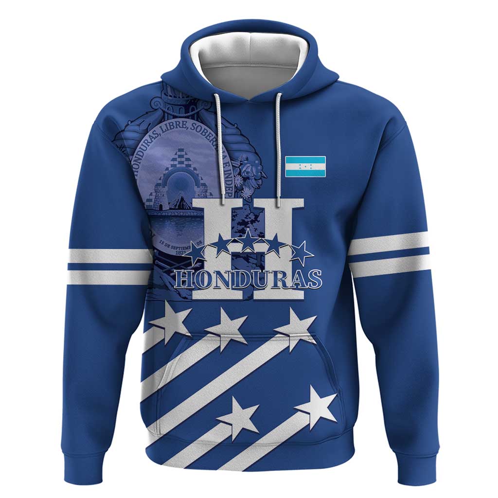 Custom Honduras Football Hoodie 2025 Vamos Los Catrachos