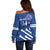 Custom Honduras Football Off Shoulder Sweater 2025 Vamos Los Catrachos