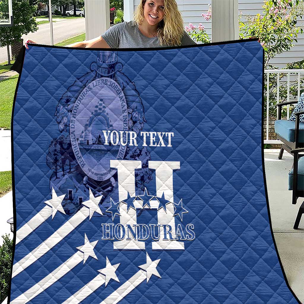 Custom Honduras Football Quilt 2025 Vamos Los Catrachos