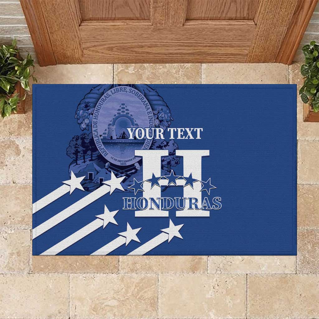 Custom Honduras Football Rubber Doormat 2025 Vamos Los Catrachos