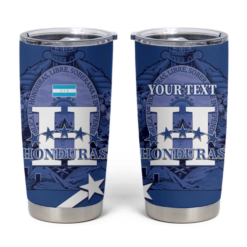 Custom Honduras Football Tumbler Cup 2025 Vamos Los Catrachos