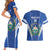 Custom El Salvador Football Couples Matching Short Sleeve Bodycon Dress and Hawaiian Shirt 2025 Vamos La Selecta