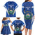 Custom El Salvador Football Family Matching Long Sleeve Bodycon Dress and Hawaiian Shirt 2025 Vamos La Selecta