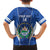 Custom El Salvador Football Family Matching Off The Shoulder Long Sleeve Dress and Hawaiian Shirt 2025 Vamos La Selecta