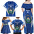 Custom El Salvador Football Family Matching Off Shoulder Maxi Dress and Hawaiian Shirt 2025 Vamos La Selecta