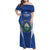 Custom El Salvador Football Family Matching Off Shoulder Maxi Dress and Hawaiian Shirt 2025 Vamos La Selecta