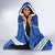 Custom El Salvador Football Hooded Blanket 2025 Vamos La Selecta