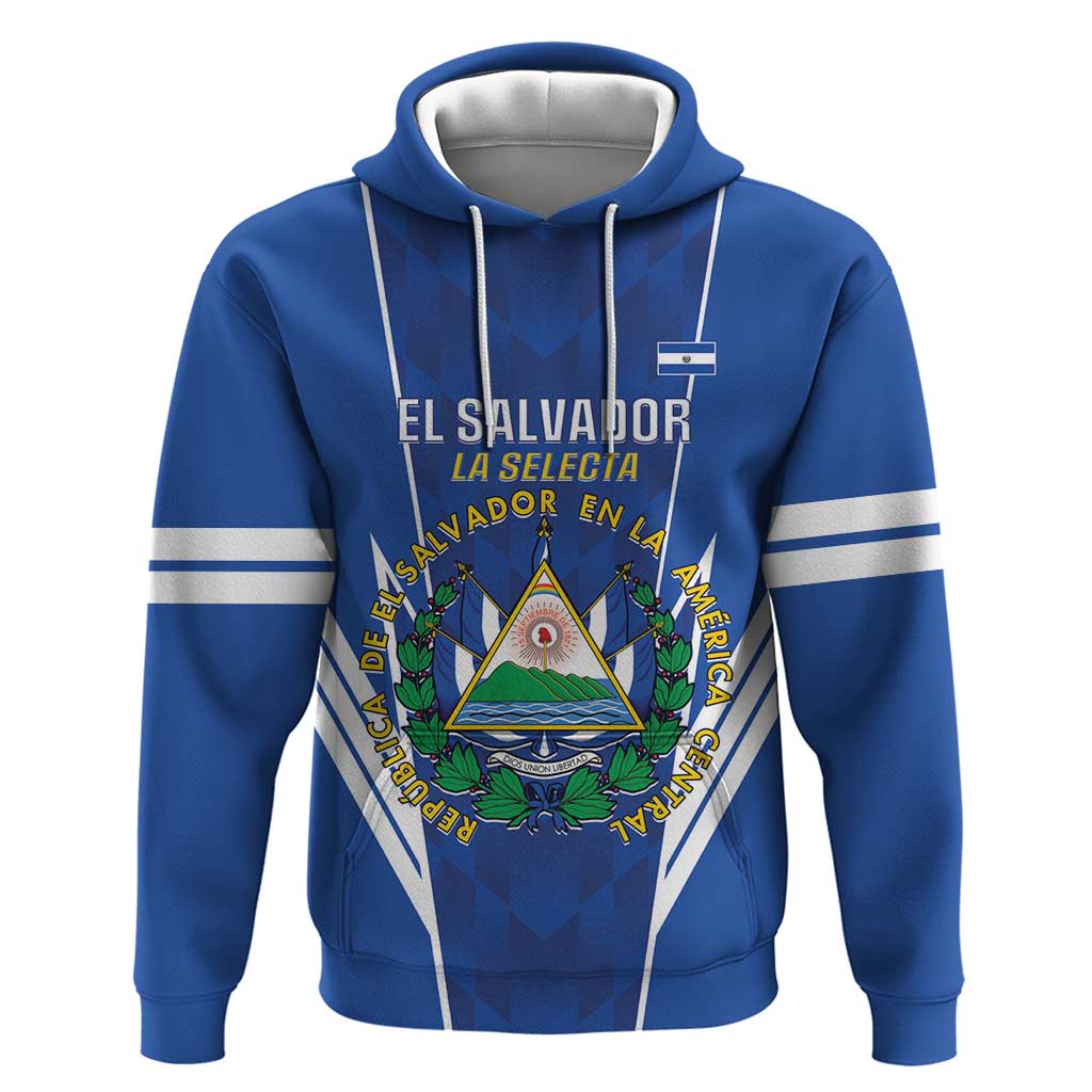 Custom El Salvador Football Hoodie 2025 Vamos La Selecta