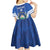 Custom El Salvador Football Kid Short Sleeve Dress 2025 Vamos La Selecta