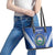 Custom El Salvador Football Leather Tote Bag 2025 Vamos La Selecta