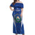 Custom El Salvador Football Off Shoulder Maxi Dress 2025 Vamos La Selecta