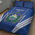 Custom El Salvador Football Quilt Bed Set 2025 Vamos La Selecta