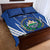 Custom El Salvador Football Quilt Bed Set 2025 Vamos La Selecta