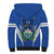 Custom El Salvador Football Sherpa Hoodie 2025 Vamos La Selecta