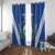 Custom El Salvador Football Window Curtain 2025 Vamos La Selecta