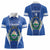 Custom El Salvador Football Women Polo Shirt 2025 Vamos La Selecta