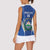 Custom El Salvador Football Women Sleeveless Polo Shirt 2025 Vamos La Selecta