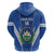 Custom El Salvador Football Zip Hoodie 2025 Vamos La Selecta