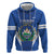 Custom El Salvador Football Zip Hoodie 2025 Vamos La Selecta