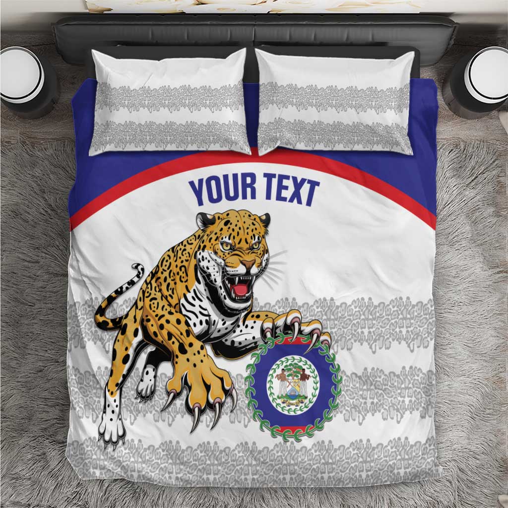 Custom Belize Football Bedding Set 2025 Go Jaguars