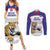 Custom Belize Football Couples Matching Summer Maxi Dress and Long Sleeve Button Shirt 2025 Go Jaguars