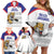 Custom Belize Football Family Matching Off Shoulder Short Dress and Hawaiian Shirt 2025 Go Jaguars