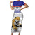 Custom Belize Football Family Matching Short Sleeve Bodycon Dress and Hawaiian Shirt 2025 Go Jaguars