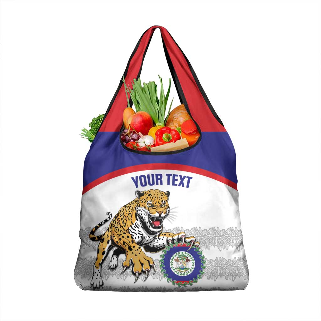 Custom Belize Football Grocery Bag 2025 Go Jaguars