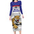 Custom Belize Football Long Sleeve Bodycon Dress 2025 Go Jaguars