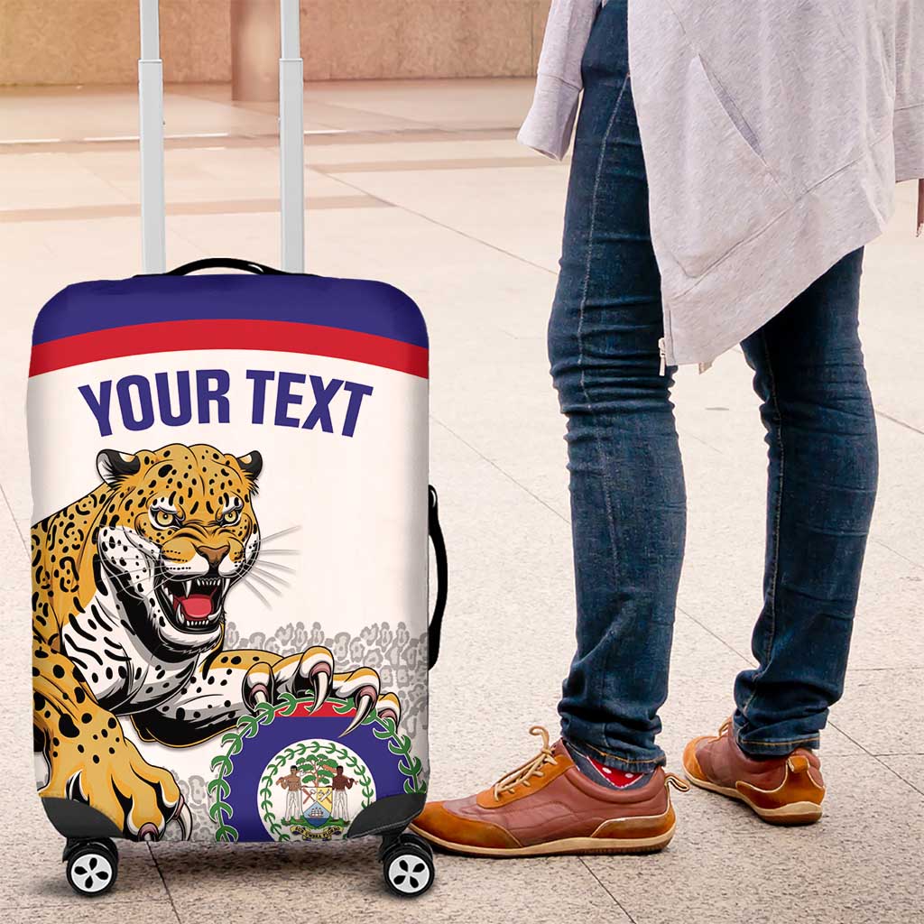 Custom Belize Football Luggage Cover 2025 Go Jaguars