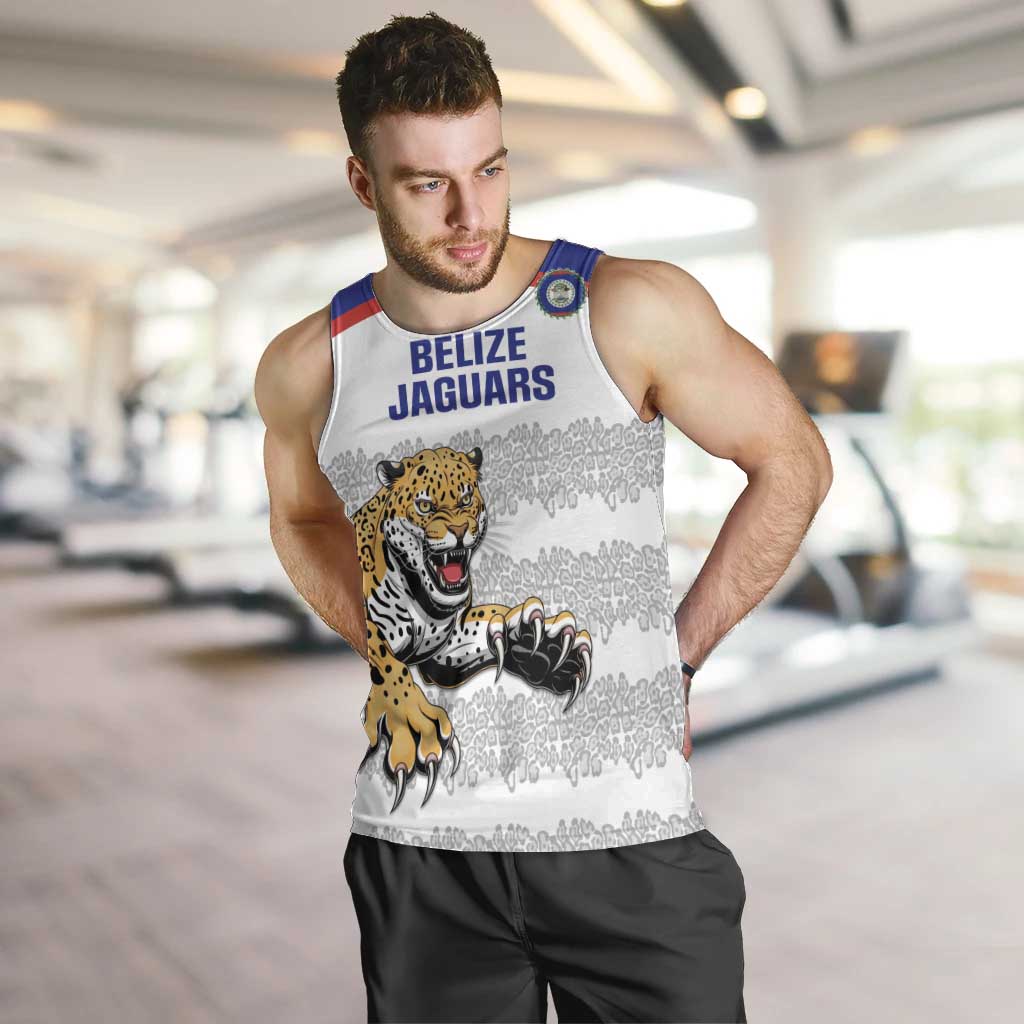 Custom Belize Football Men Tank Top 2025 Go Jaguars