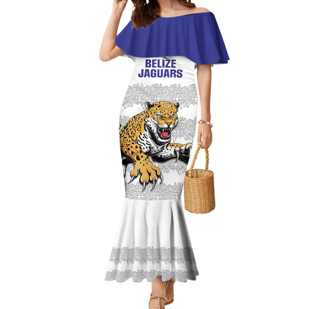 Custom Belize Football Mermaid Dress 2025 Go Jaguars