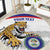 Custom Belize Football Round Carpet 2025 Go Jaguars