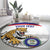 Custom Belize Football Round Carpet 2025 Go Jaguars