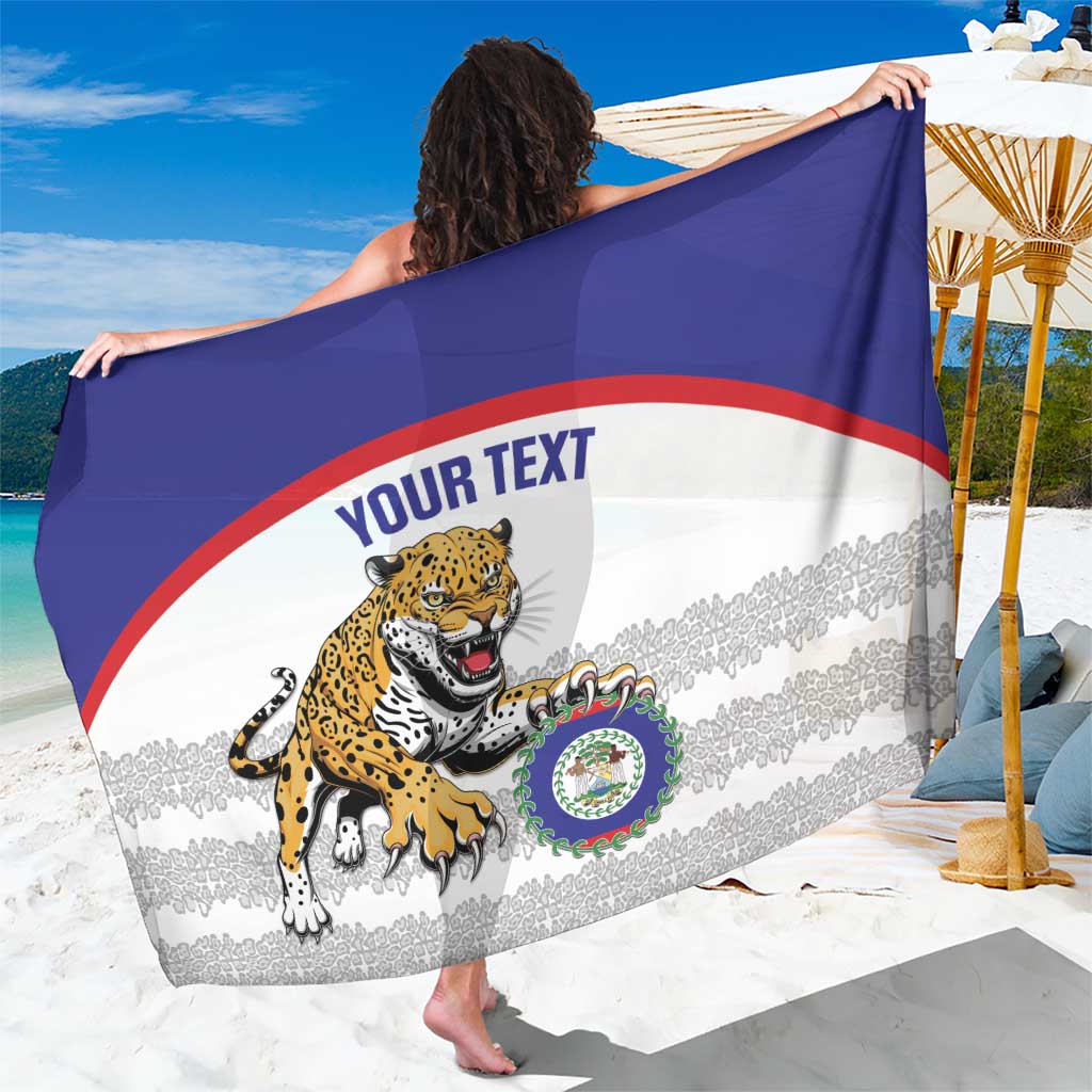 Custom Belize Football Sarong 2025 Go Jaguars