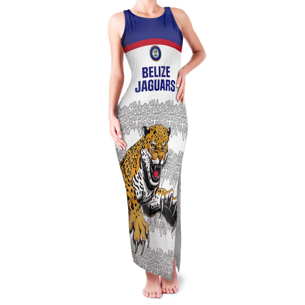 Custom Belize Football Tank Maxi Dress 2025 Go Jaguars