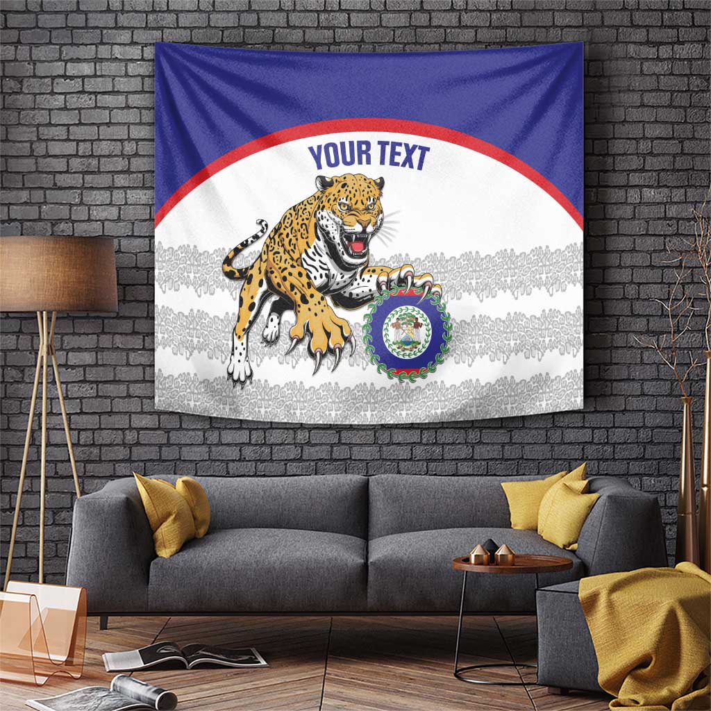 Custom Belize Football Tapestry 2025 Go Jaguars