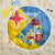 Custom Aruba Football Beach Blanket 2025 Coat Of Arms Style