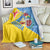 Custom Aruba Football Blanket 2025 Coat Of Arms Style