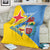 Custom Aruba Football Blanket 2025 Coat Of Arms Style