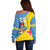 Custom Aruba Football Off Shoulder Sweater 2025 Coat Of Arms Style