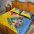 Custom Aruba Football Quilt Bed Set 2025 Coat Of Arms Style