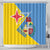 Custom Aruba Football Shower Curtain 2025 Coat Of Arms Style