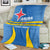 Custom Aruba Football Blanket 2025 Go Champions Flag Color