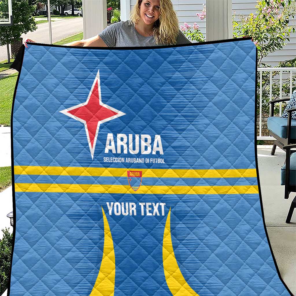 Custom Aruba Football Quilt 2025 Go Champions Flag Color