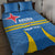 Custom Aruba Football Quilt Bed Set 2025 Go Champions Flag Color